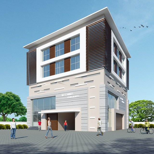 West Wing Club House | Vaisakhi Developers
