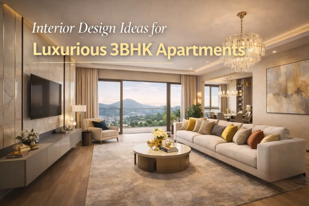 Interior Design Ideas for Spacious 3BHK Apartments