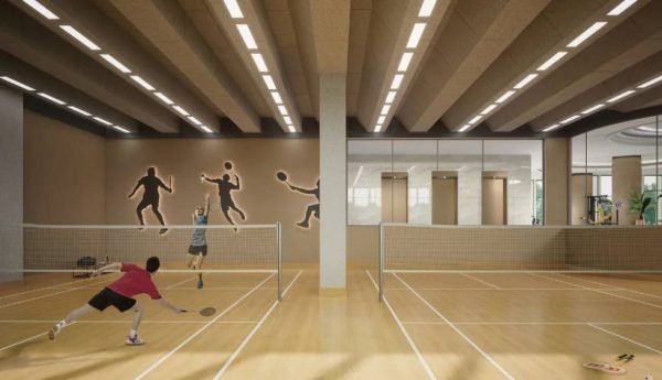 Shuttle court Amenities | Vaisakhi Developers
